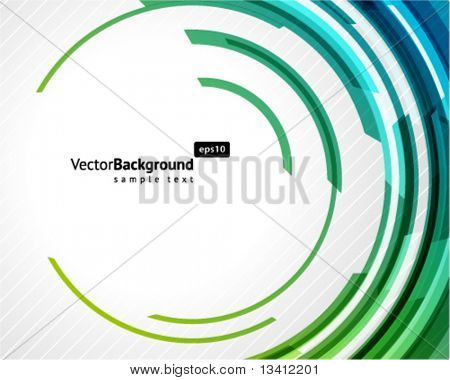 Picture or Photo of Abstract technology circles vector background
