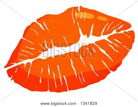 Hot Orange Kiss Image & Photo | Bigstock