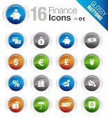 image of finance  - Glossy buttons  - JPG 