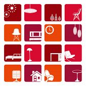 pic of interior  - Interior Red Ornaments set - JPG 