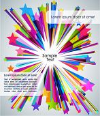 image of cover  - Stars Background Cover Design - JPG 