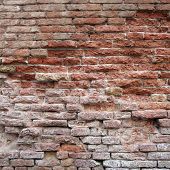 foto of surface  - High resolution concept or conceptual old vintage brick wall background pattern - JPG 
