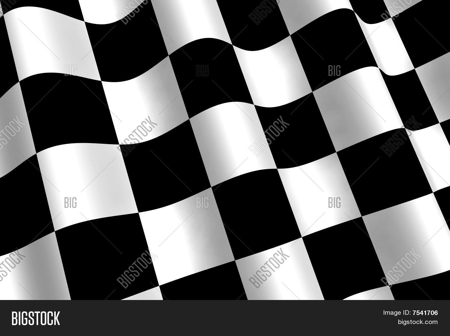 Chequered Flag Image & Photo | Bigstock