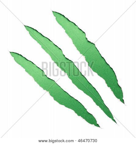 貌似三道绿抓痕的图案什么意思_赛车