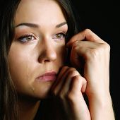 foto of woman  - Crying woman - JPG 