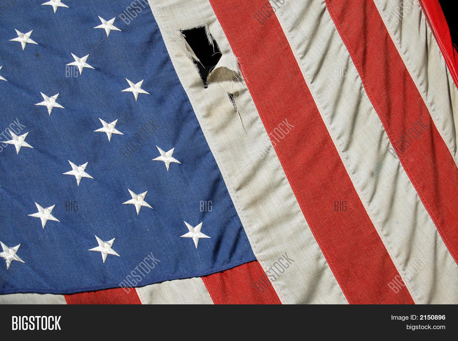 Torn And Worn American Flag Stock Photo & Stock Images Bigstock