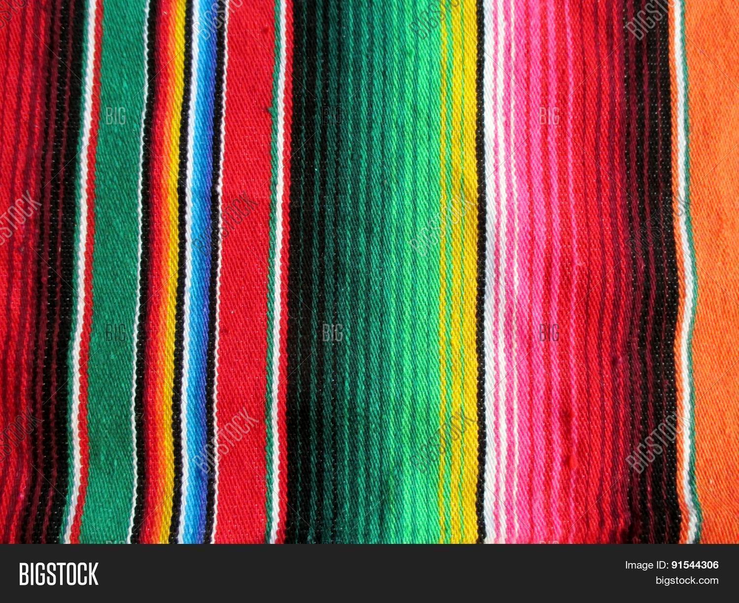 Mexico Fiesta poncho serape background Stock Photo & Stock Images