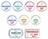 pic of bermuda  - Passport stamps of the Lucayan Islands  - JPG 