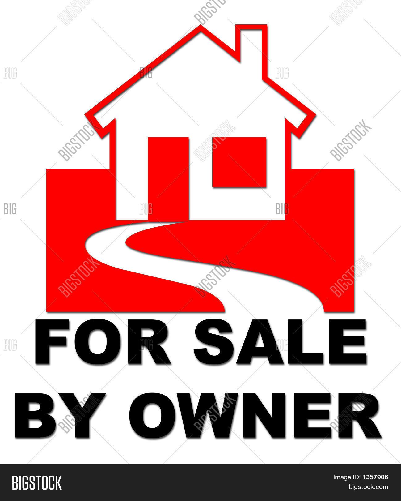 Sale By Owner Sign Image & Photo Bigstock