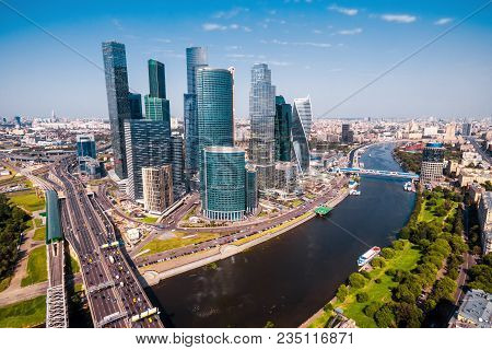 Poster: Aerial Panoramic View Of Moscow