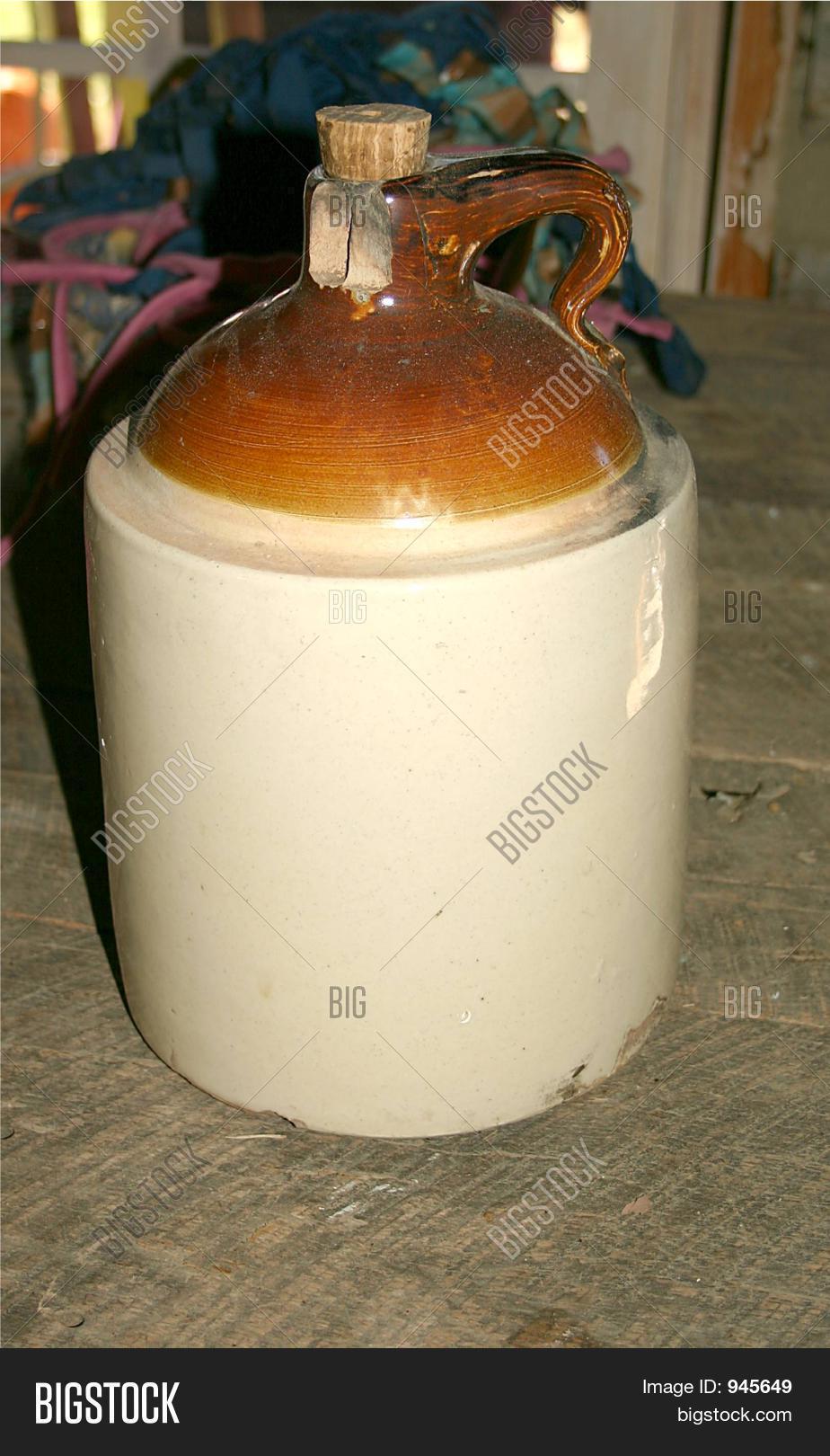 Old Moonshine Jug Image & Photo Bigstock
