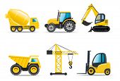 stock photo of industrial  - Building machines  - JPG 