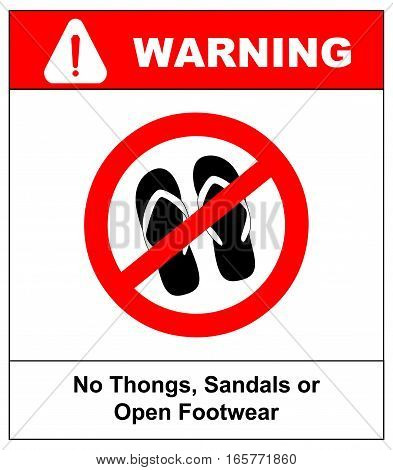 5 no sandals