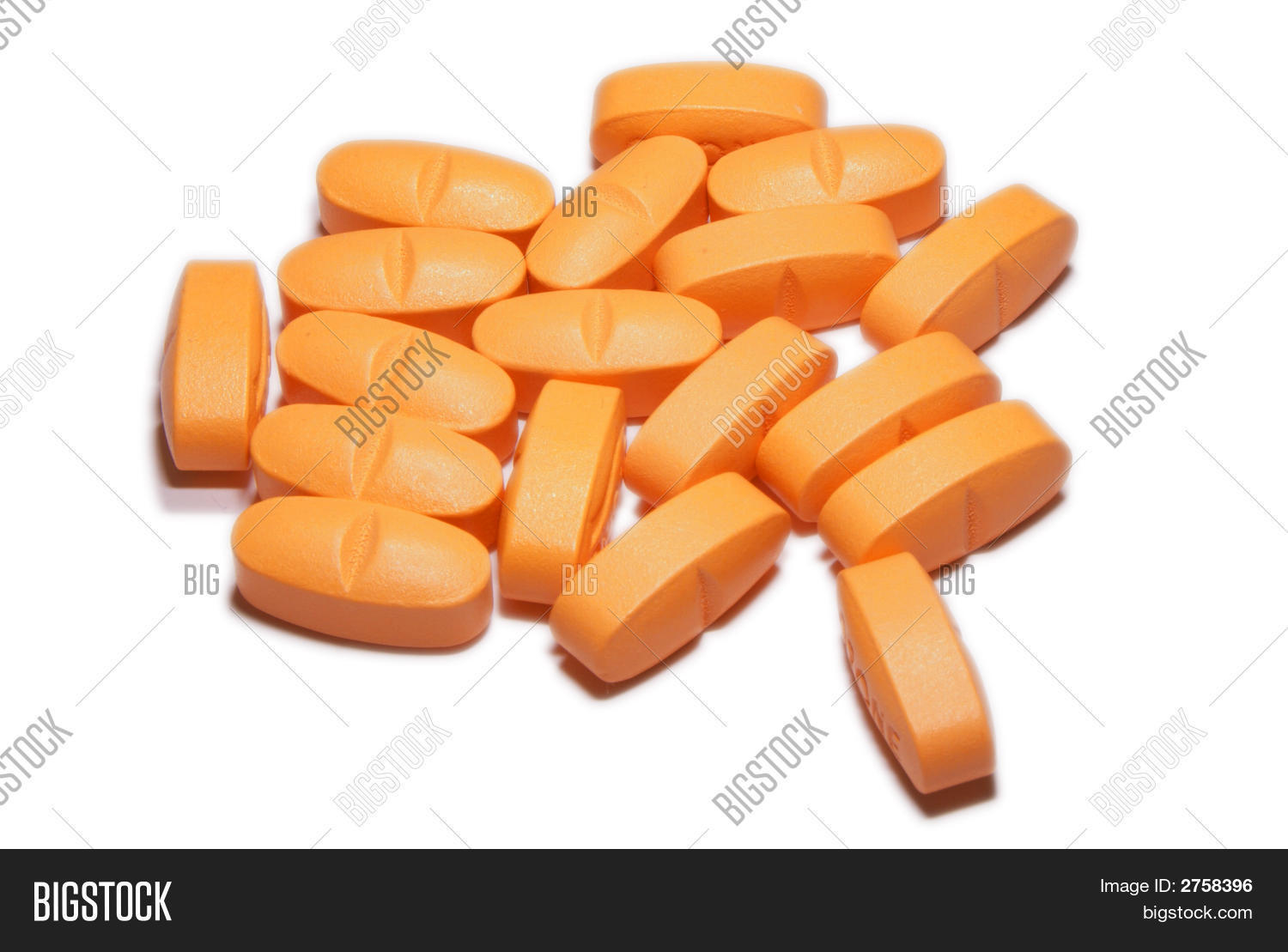 Orange Pills Image & Photo Bigstock