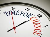 pic of time  - An image of a nice clock with time for change - JPG 