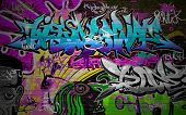 pic of art  - Graffiti wall vector urban art - JPG 
