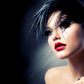 foto of art  - Fashion Art Girl Portrait - JPG 