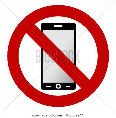 no cell phone poster