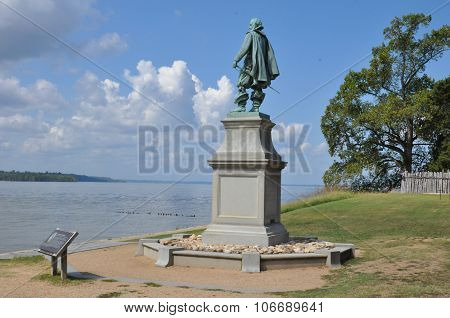 Poster: Captain John Smith Statue