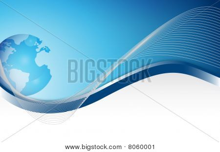 Picture or Photo of Global business background. Vector file also available.
