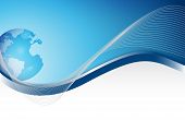 stock photo of business concept  - Global business background - JPG 