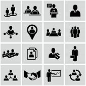 picture of meeting  - Human resources and management icons set - JPG 