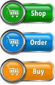 pic of illustration  - Colorful web elements for online shopping - JPG 