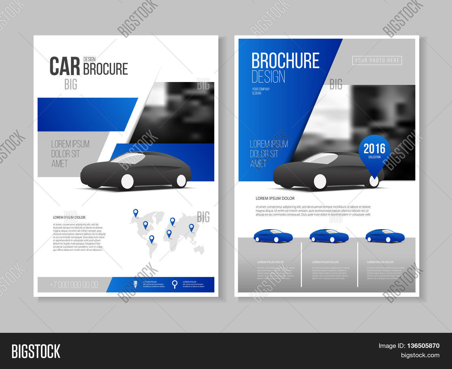 car brochure template