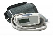 picture of pressure  - instrument for measuring blood pressure isolated on white background - JPG 