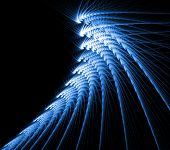 Abstract Background. Blue Palette.