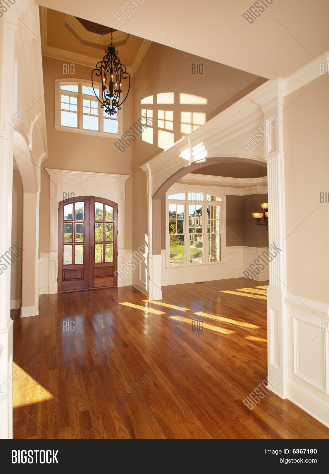 Model Luxury Home Interior Front Image & Photo | Bigstock