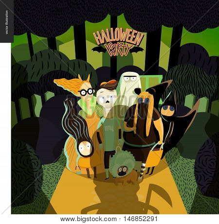 Poster: Halloween Party greeting