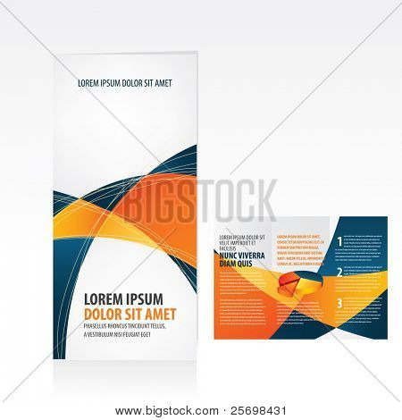 Picture or Photo of Tri fold business brochure template