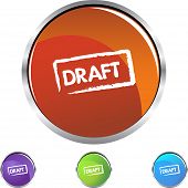 foto of blue sky  - Draft icon image isolated on a white background - JPG 