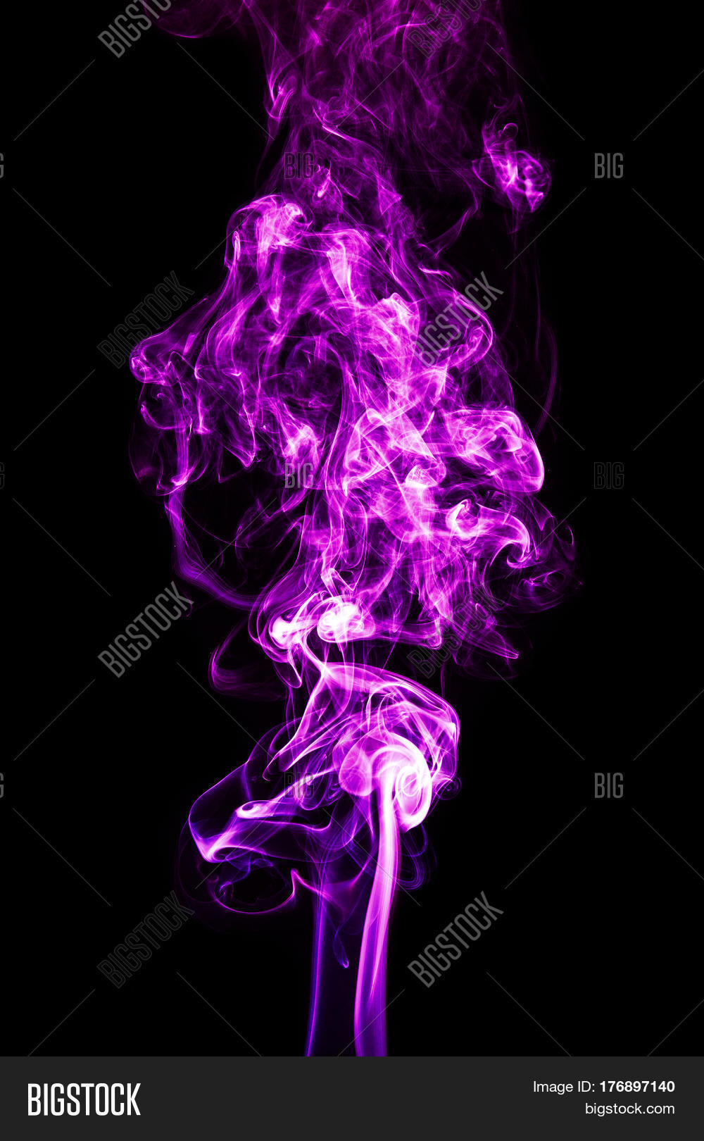 Purple Smoke On A Black Background Stock Photo & Stock Images Bigstock