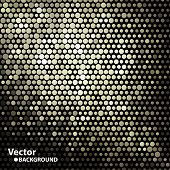 image of grid  - golden shiny dots - JPG 