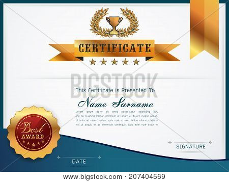 qualification certificate template