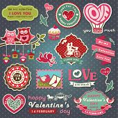 picture of horse  - Collection of valentine design and wedding labels - JPG 
