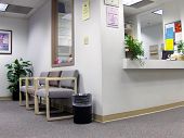 foto of wait  - reception and waiting room area in a doctor - JPG 