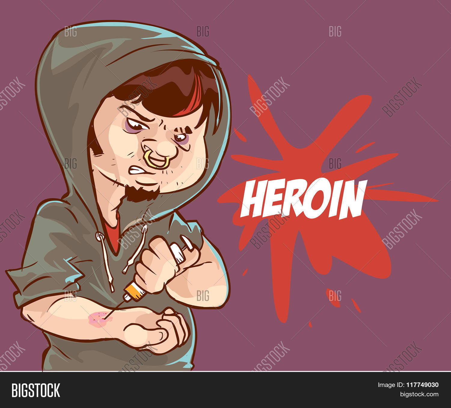 Cartoon Vector Illustration Drug Vector & Photo | Bigstock