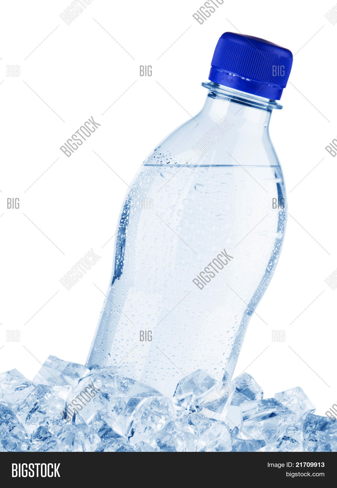 Water bottle in ice, isolated on white background Stock Photo & Stock Images Bigstock