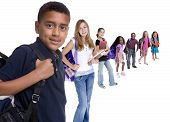 picture of education  - Young kids are ready for school - JPG 