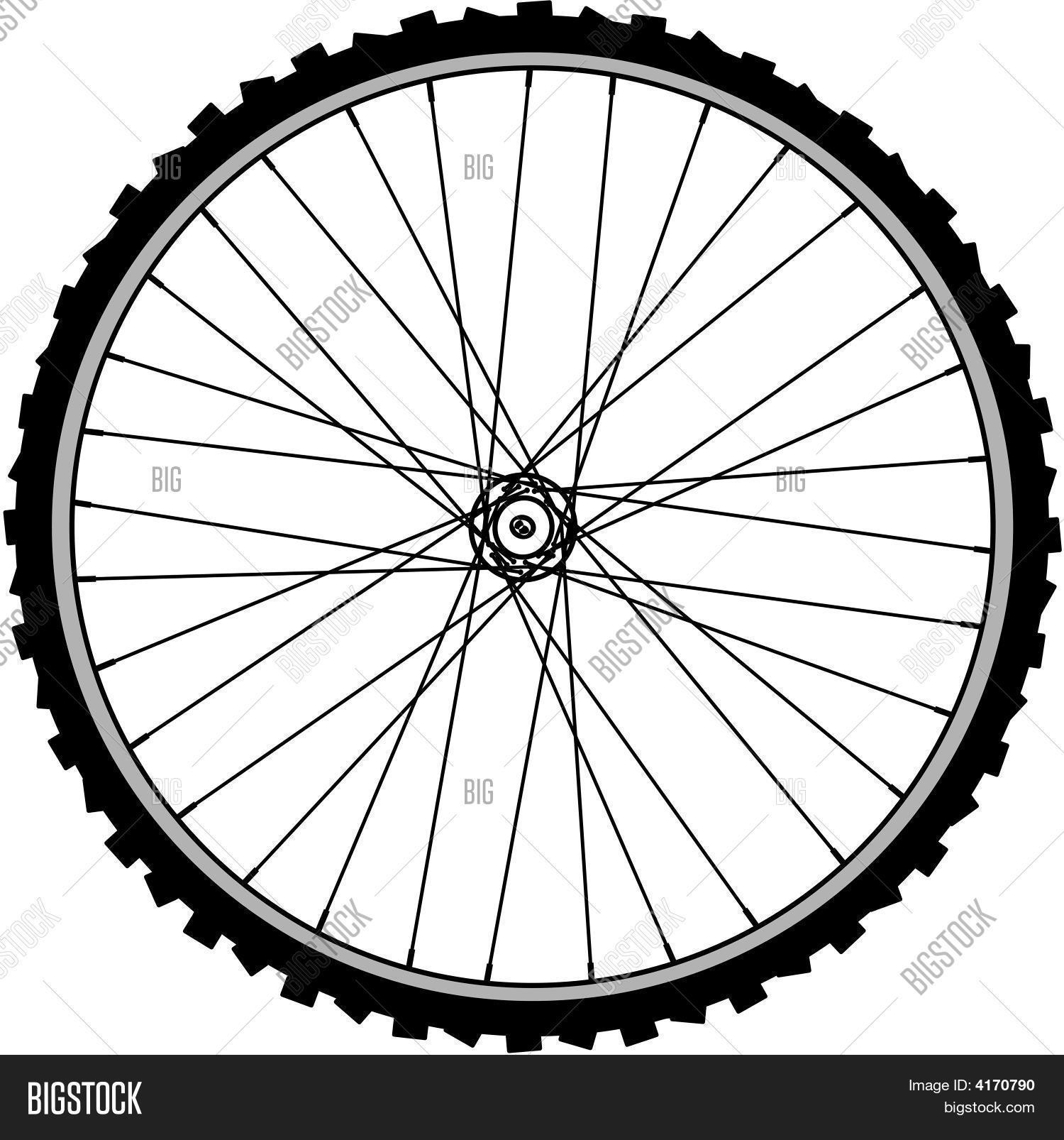 Mountain Bike Tire Stock Vector & Stock Photos Bigstock