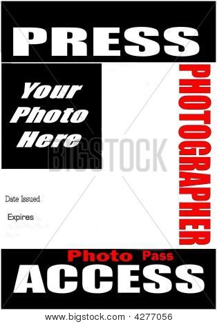 press pass template blank press pass stock photo stock images bigstock press pass template blank press pass stock photo stock images bigstock
