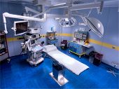 picture of health  - new operating room in Hospital view from above - JPG 