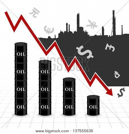 Crude oil symbol