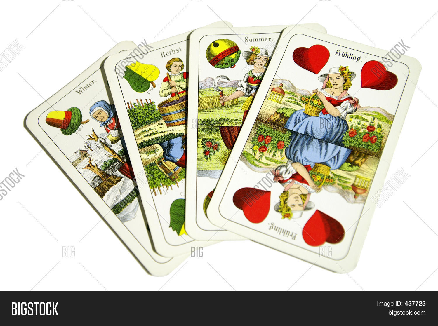 Doppeldeutsche Spielkarten Doppeldeutsche Spielkarten