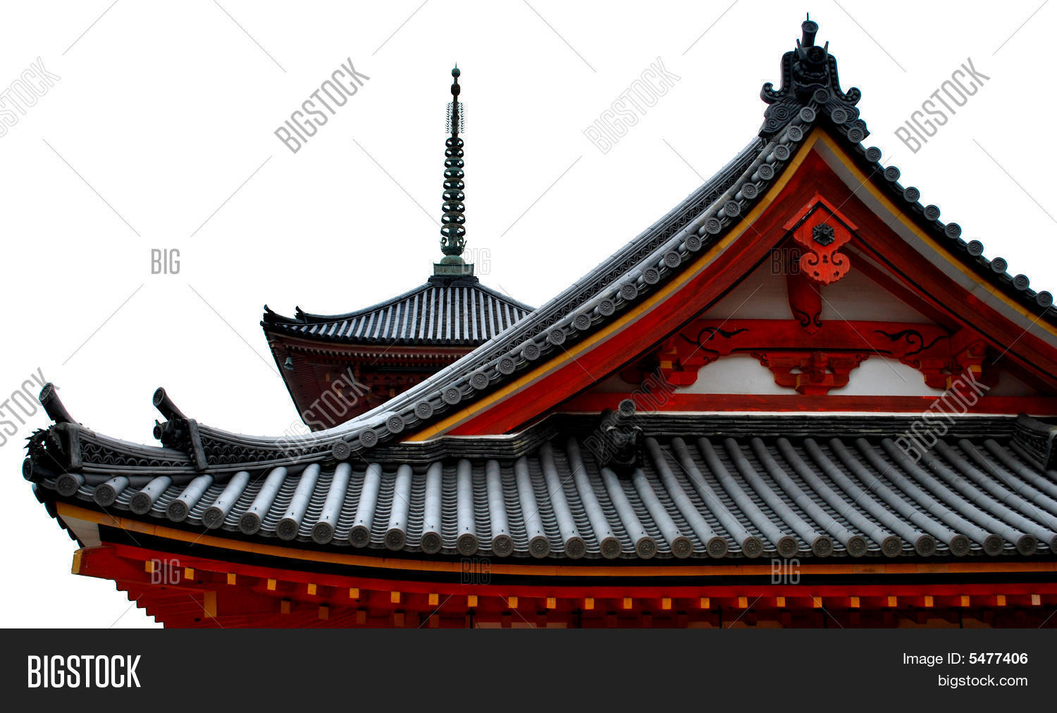 Traditional Japanese Roof Image & Photo | Bigstock