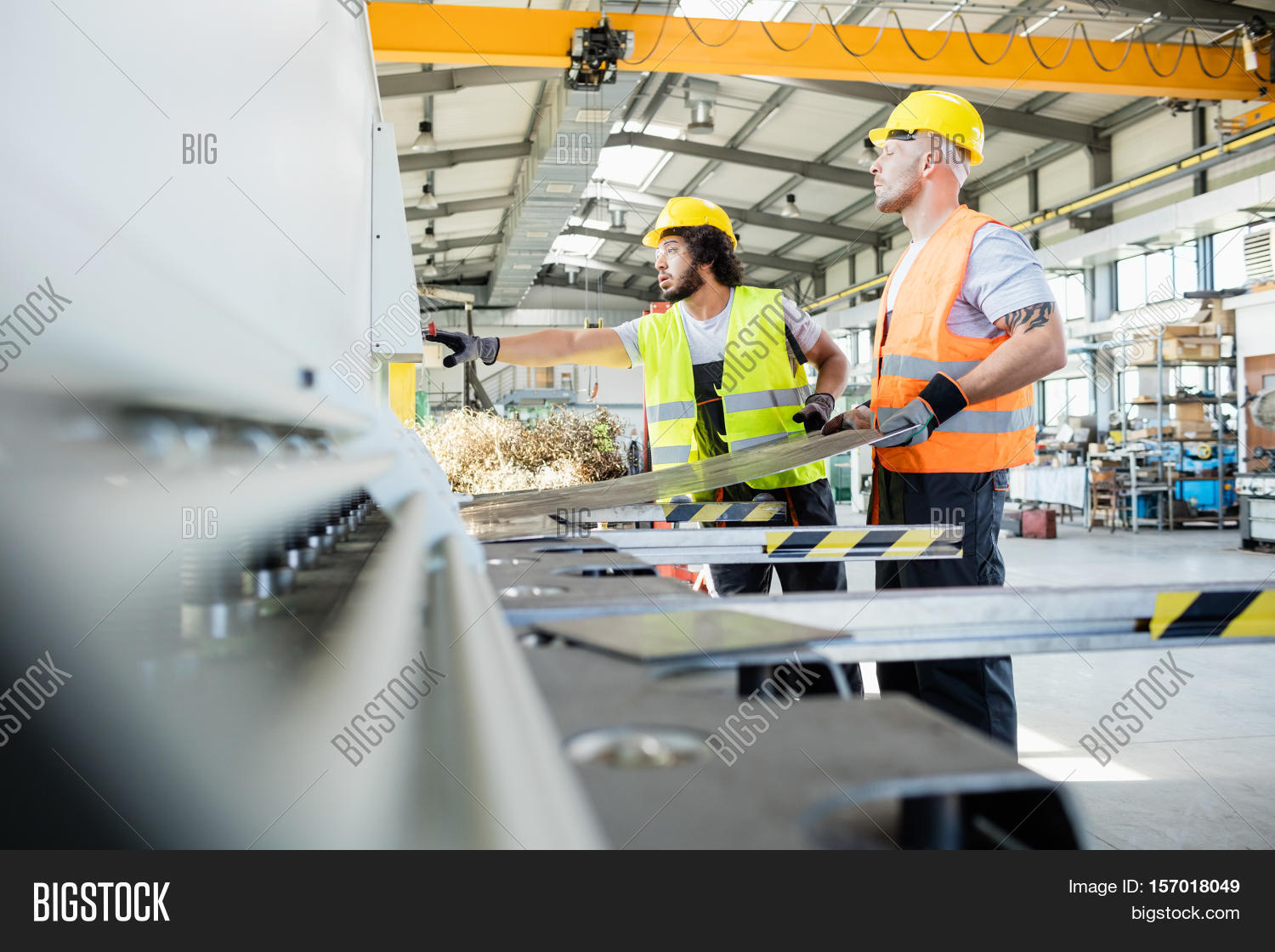 Male Manual Workers Manufacturing Image & Photo Bigstock