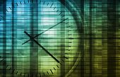 picture of time  - Time Management Concept as a Abstract Background - JPG 